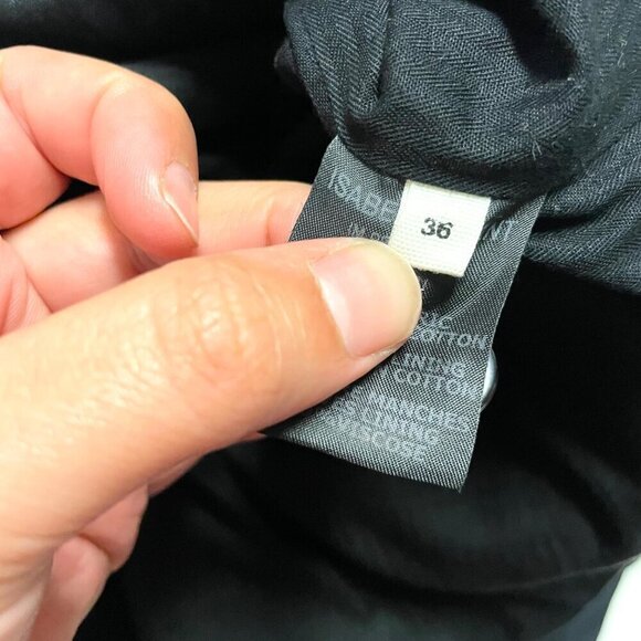 Isabel Marant Etoile Stripe Black Single Breasted Blazer Size FR 36 - Picture 7 of 7